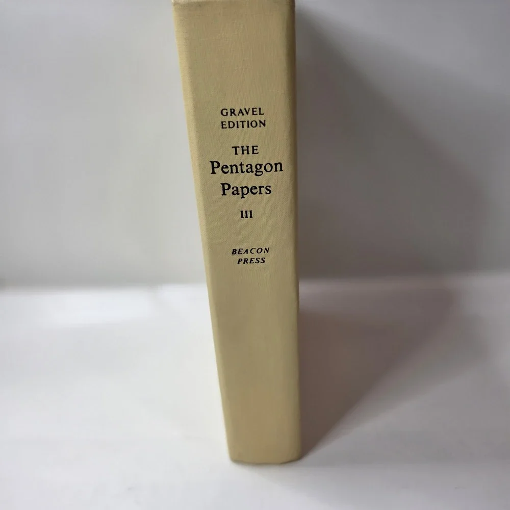 The Pentagon Papers Volume III 3 Senator Gravel Edition 1971 1st Ed Hardcover